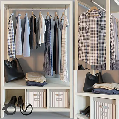 HEMNES open wardrobe