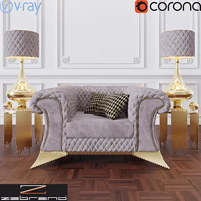 Zebrano Casa DAIMON Chair