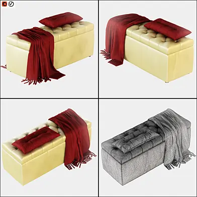 Pouf Rennes Bolzan Letti