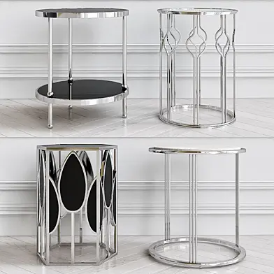 Nickel side table