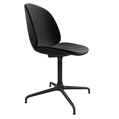Gubi Beetle Dining Chair (Front Upholstered Casted Swivel base)