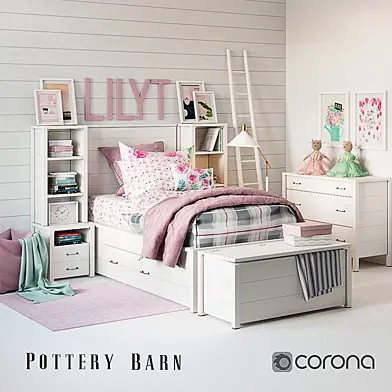 Набор для детской  Girl Plaid bedroom