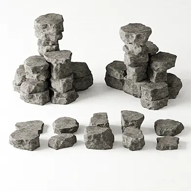 Rock stone collection №6  / Коллекция скального камня №6