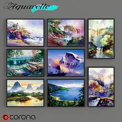 Aquarelle / часть 33