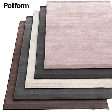 Plain grey poliform rugs