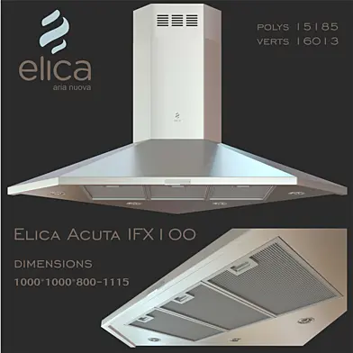 ELICA Вытяжка угловая ACUTA IXF100