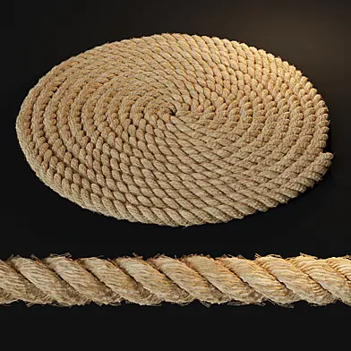 Коврик из каната
