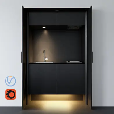 Affilato Hide Kitchen + техника