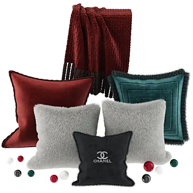 Подушки меховые CHANEL