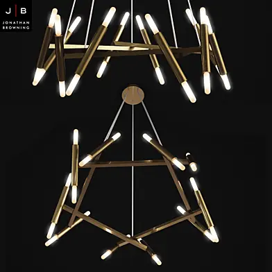 CHANDELIER PENTAGONE LE PETITE JONATHAN BROWNING