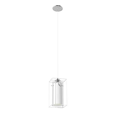 94377 Подвес LONCINO 1, 1x60W (E27), сталь, хром/стекло, сатиновое стекло