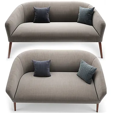 Pomeroy Barrel Sofa With Pillow