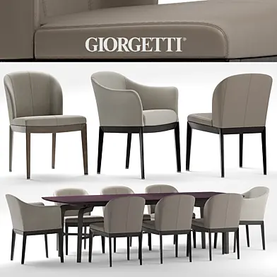 Стол и стулья giorgetti normal