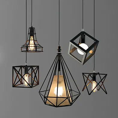 Nordic retro wrought iron industrial Chandelier part-2