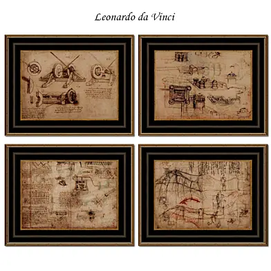 Серия работ Leonardo da Vinci |set 2