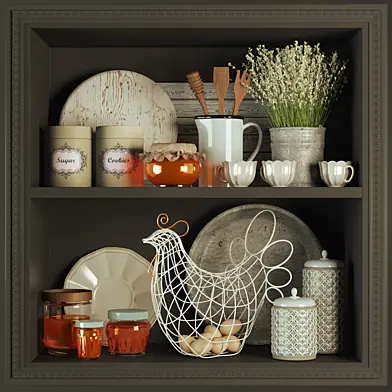 Kitchen decorative set