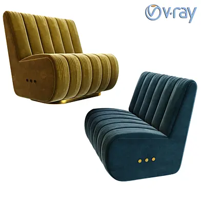 Sophia Single Sofa With Button