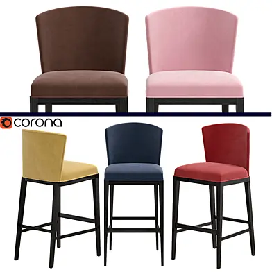 Kaylee barstools & counterstools multicolor