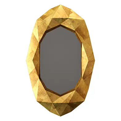 Arteriors home fallon gold leaf mirror