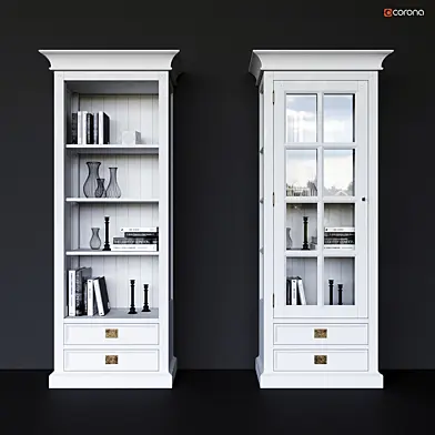 Витрины Оксфорд Dantone Home остекленная и открытая