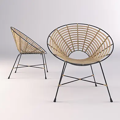 Dutchbone KUBU ROUND chair