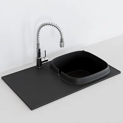 Scarabeo Ceramiche UP kitchen sink