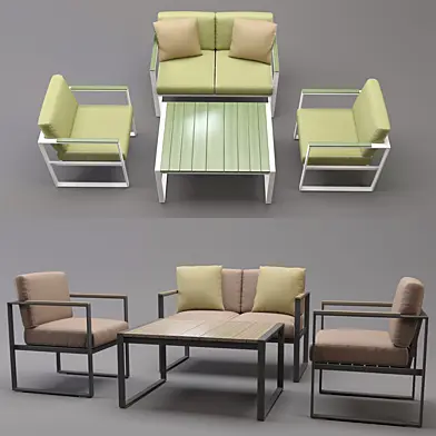Catania Garden Lounge Set, Polywood