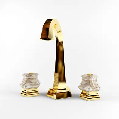 Golden faucet