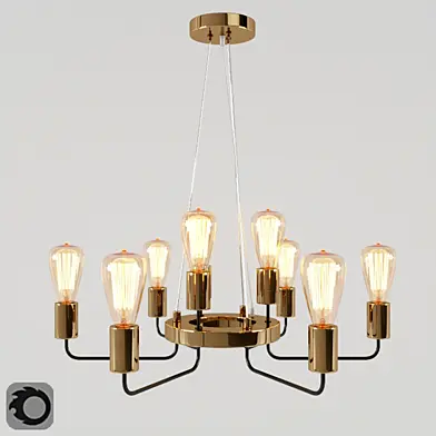 Arte Lamp A6001LM-9BK GELO