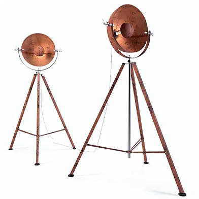 Welcome Rusty lamp