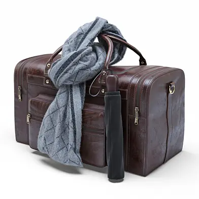Leather Military Duffle Bag