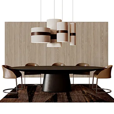 Emmemobili Ufo table  3,0 м х 1,3 м  the black