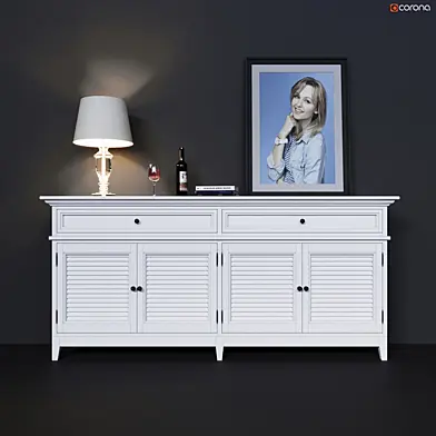 Комод широкий с ящиками и дверцами Dantone Home