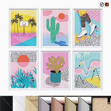 Poster Set "Colorful"