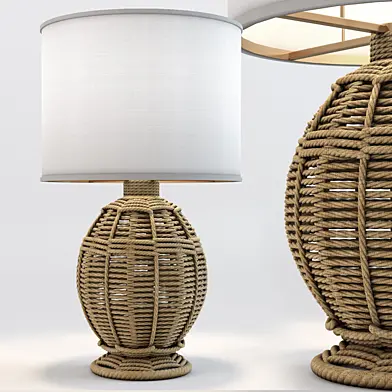 Paris Jute Linen Shade Table Lamp