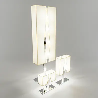 Drop table and floor lamp Visionnaire