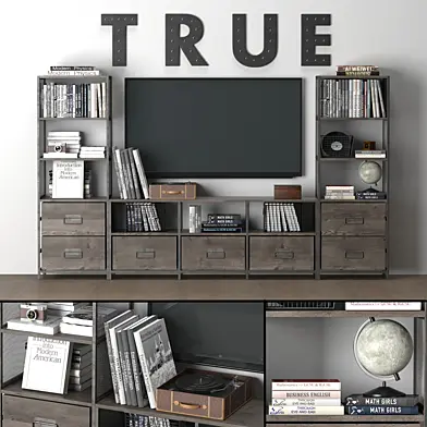 WEXLER WIDE MEDIA WALL SET