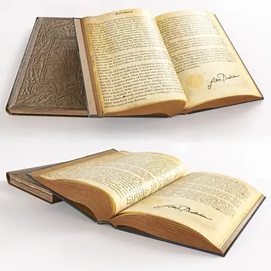 Открытая книга на стол