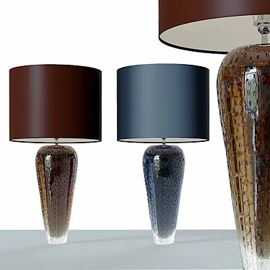 Elegant Studio Art Glass Console Lamp .3