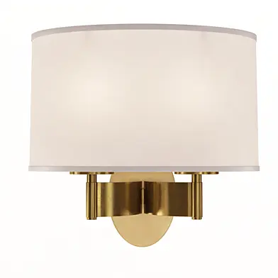 Barbara Barry Graceful Ribbon 2 Light 13 inch Soft Brass Decorative Wall Light