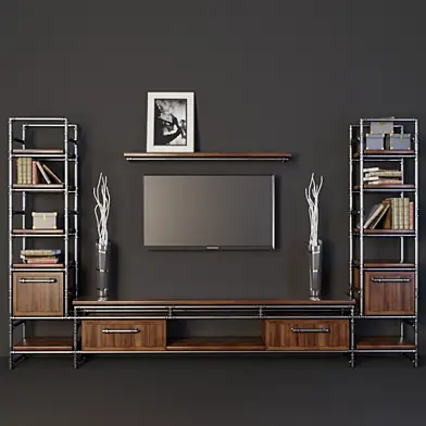 ТВ зона лофт -  loft tv area