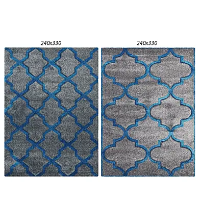 Temple and webster:Trellis Grey Rug, Cross Hatch Grey Rug