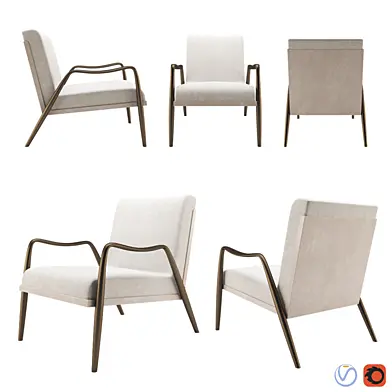 Holly Hunt Armora lounge chair