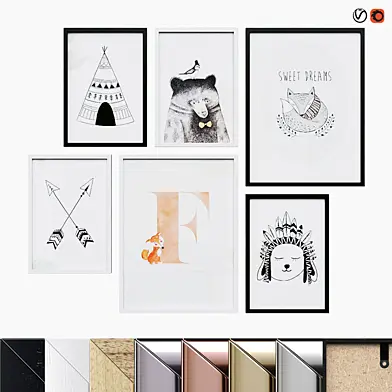 Poster Set "Indian"