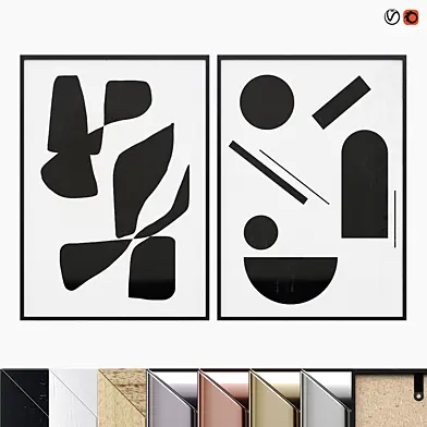 Poster Set "Black Graphic"