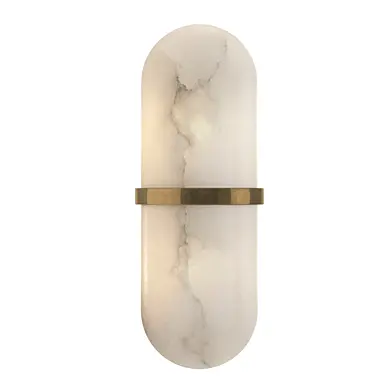 Kelly Wearstler Melange LED 4 inch Antique-Burnished Brass Sconce Wall Light