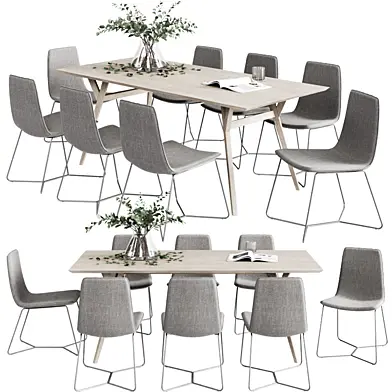 West Elm Dinning Set 5