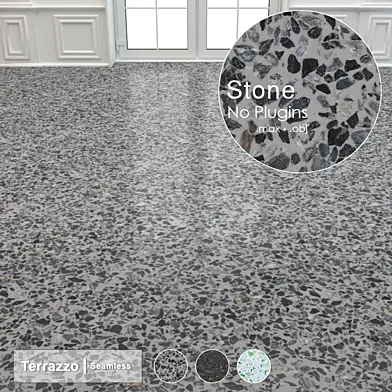 Seamless Terrazzo Stone 001