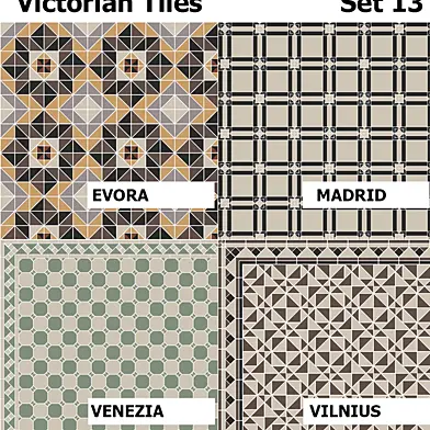 Topcer Victorian Tiles Set 13