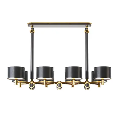 Pieter Adam Bronx 8 Shade Pendant Light Canadian Gold
